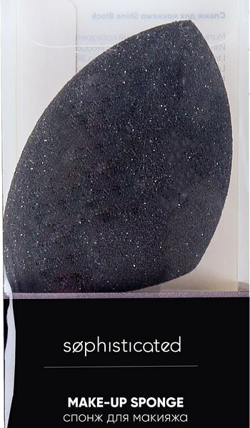 Спонж для макияжа Sophisticated Shine Black