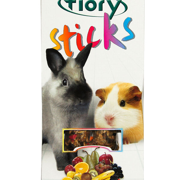 Fiory Sticks палочки для кроликов и морских свинок (2*50 г.) Фрукты