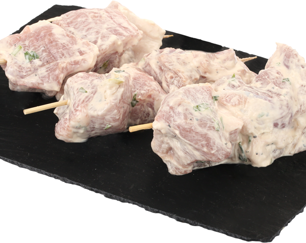 Шашлык из свиной шеи Премиум в майонезе полуфабрикат охл ЛЕНТА FRESH СП охл вес