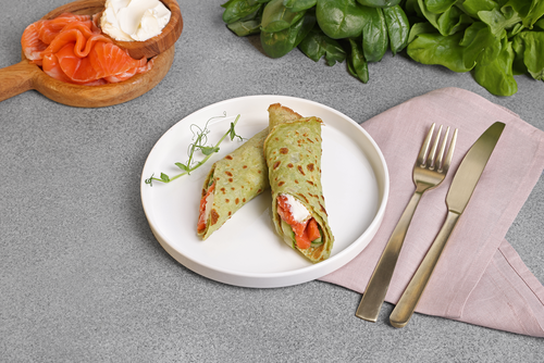 

Рулетики шпинатные Лента Fresh с лососем вес