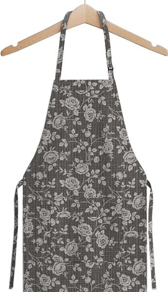 Фартук Василиса Розы на льне