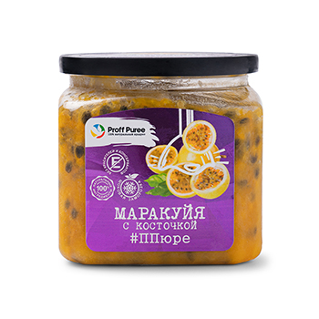 

Пюре фруктовое замороженное PROFF PUREE Маракуйя с косточкой