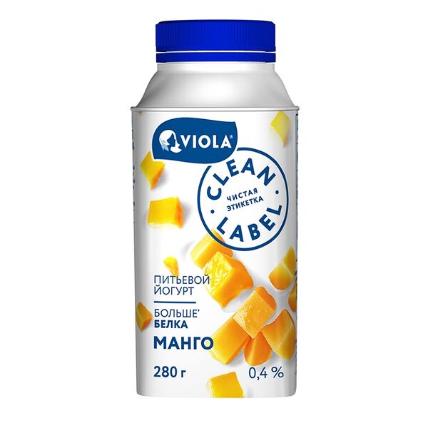 Йогурт Viola Clean Label с манго 0.4% 280г