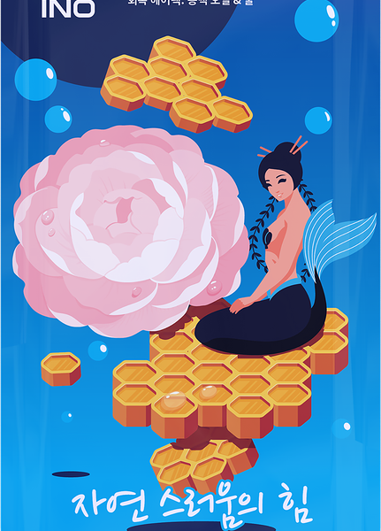 Маска для волос INO Камелия и мед восстанавливающая