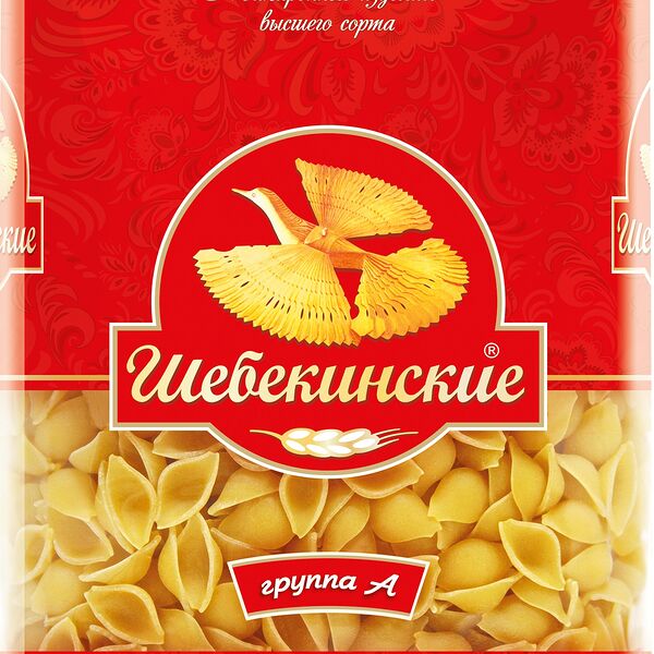 Макароны Шебекинские ракушка маленькая №193 450г