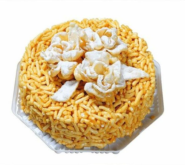 Чак-чак БКК украшенный хворостом 1кг