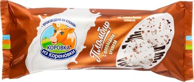 Мороженое Коровка из Кореновки Пломбир с шоколадной стружкой