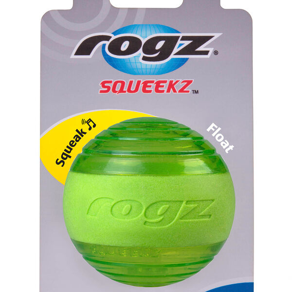 Мяч Rogz с пищалкой Squeekz, лайм