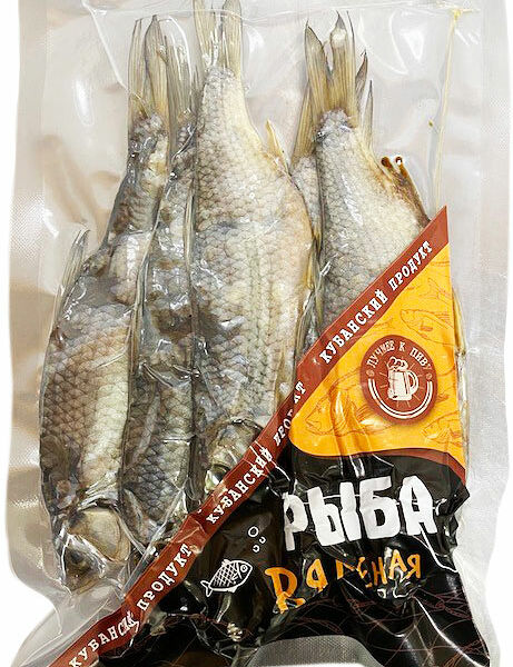 Вобла Кубанский продукт вяленая неразделанная 200г