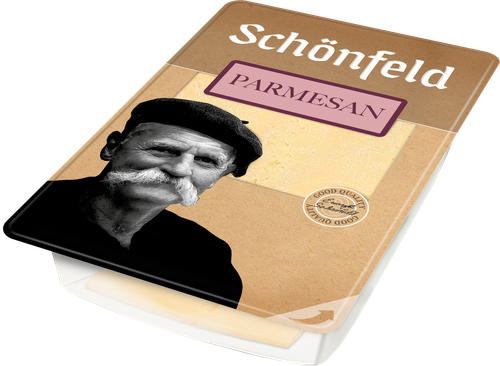 

Сыр Schonfeld Parmesan 2 месяца 50% нарезка без змж 125 г
