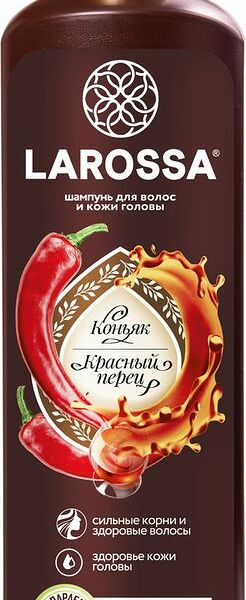 Шампунь Larossa Коньяк и Красный перец стимулирующий рост волос 500мл
