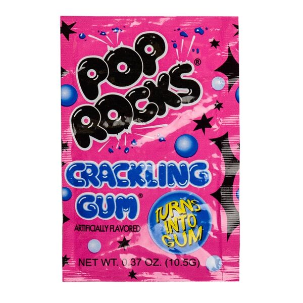 Жевательная резинка с леденцами Pop Rocks Bubblegum
