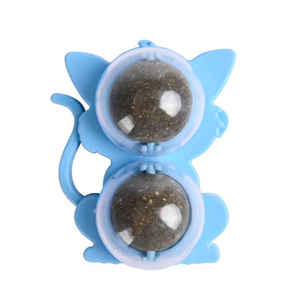 HOMECAT Игрушка для кошек Шарик-лизун кот 9х7,5х4 см