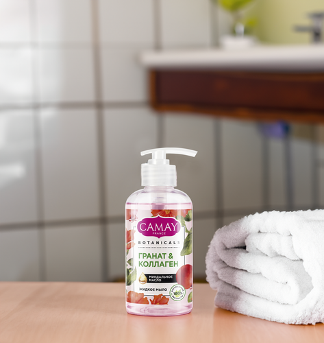 

Мыло жидкое Camay Botanicals гранат-коллаген 280 мл