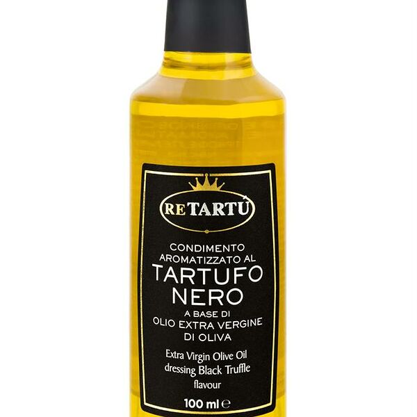 Оливковое масло Retartu Extra Vergine нерафинированное c кусочками черного трюфеля ароматизированное