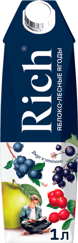 

Нектар Rich Яблоко и лесные ягоды 1 л