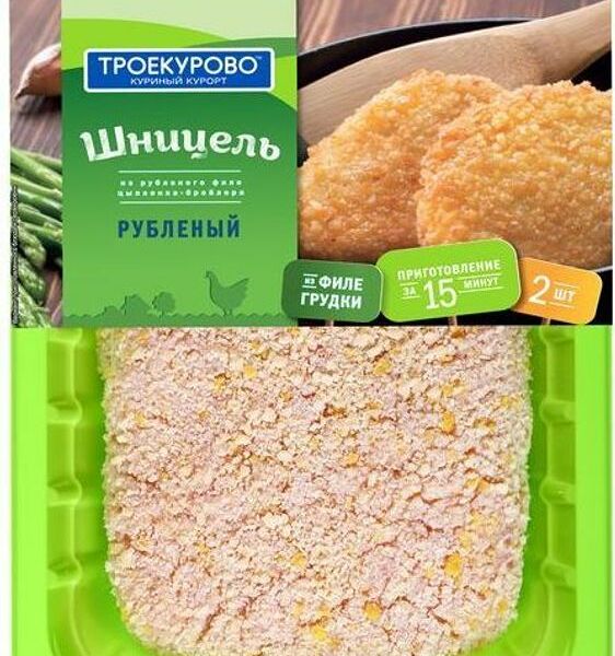 Шницель Троекурово куриный 350г