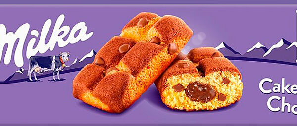 Пирожное Milka бисквитное с шоколадной начинкой 5шт*