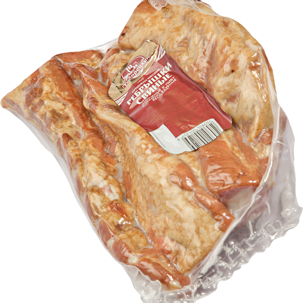 Ребрышки МК ТИХОРЕЦКИЙ свиные к пиву в/к в/у вес 