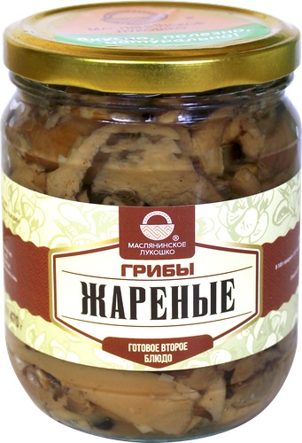 

Грибы жареные МАСЛЯНИНСКОЕ ЛУКОШКО, 470г