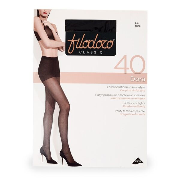 Колготки Filodoro Classic Dora цвет черный 40 den, размер 3 Республика Сербия