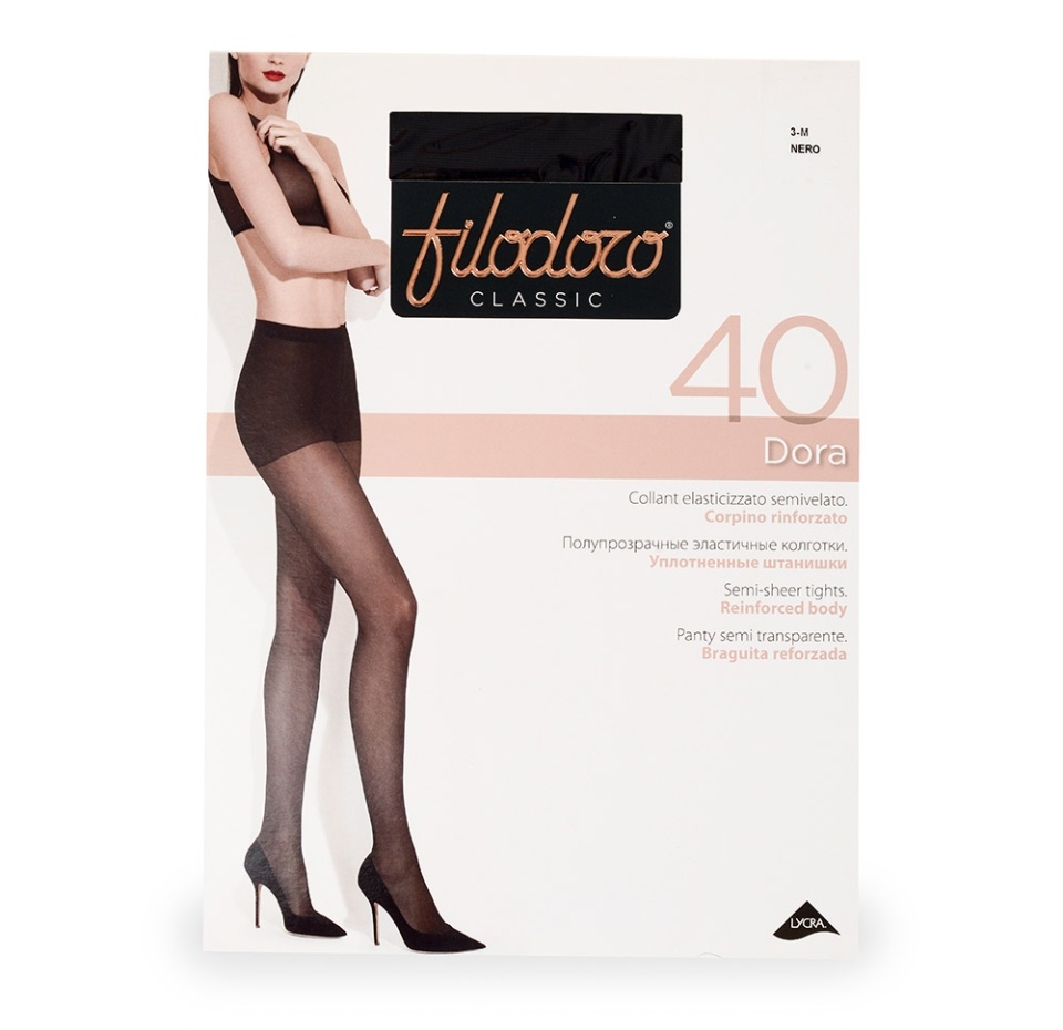 

Колготки Filodoro Classic Dora цвет черный 40 den, размер 3 Республика Сербия