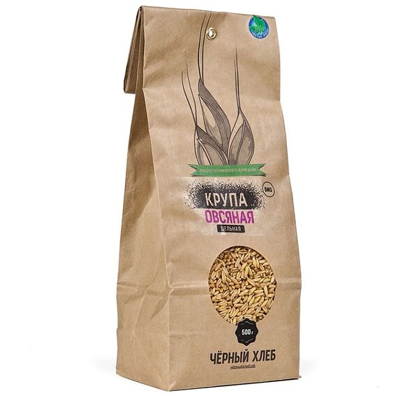 Крупа овсяная Черный хлеб цельная Био