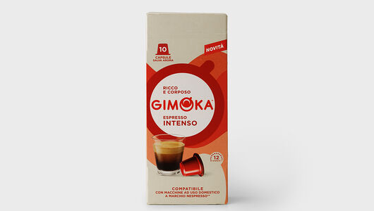 Кофе в капсулах формата Nespresso Gimoka Intenso 10 капсул Италия
