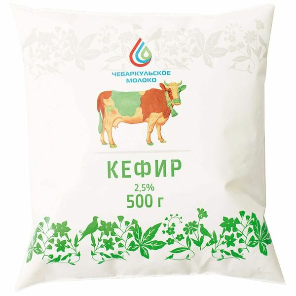 Кефир Чебаркульское молоко 2.5% 500 г