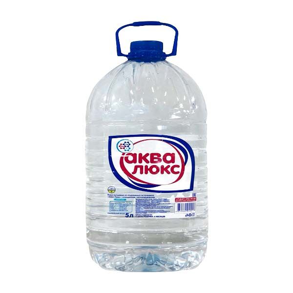 Вода питьевая Аква Люкс 5л б/газ с 3лет пэт