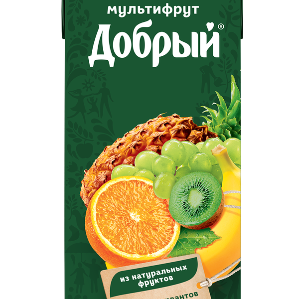 Нектар Добрый смесь фруктов Мультифрут 2 л.