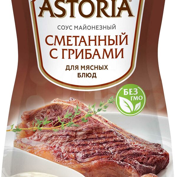 Соус майонезный Astoria сметана с грибами для мясных блюд 233 г