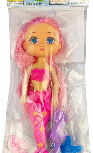 Игрушка кукла Русалка с аксессуарами 1шт.