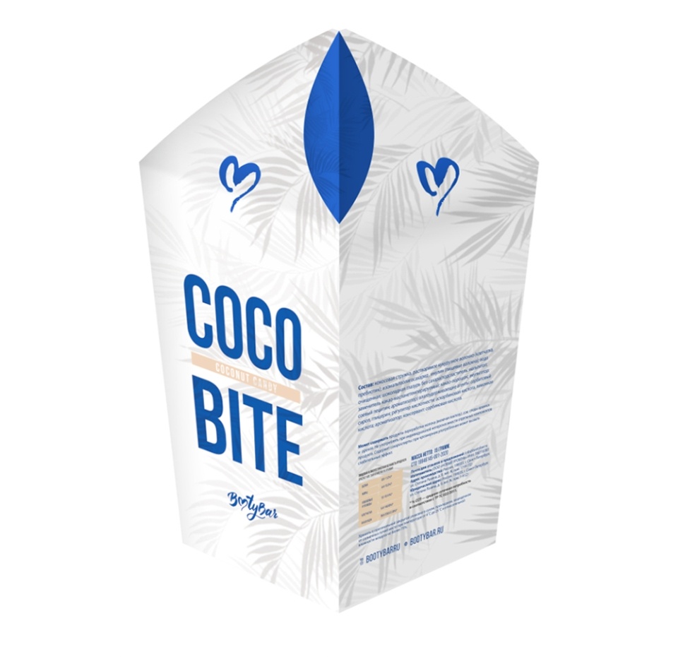 

Конфеты BootyBar Cocobite кокосовые в молочном шоколаде 12 шт. 180 г