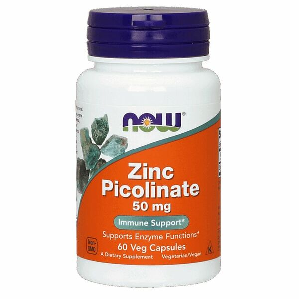Now Zinc Picolinate капсулы 50 мг 60 шт