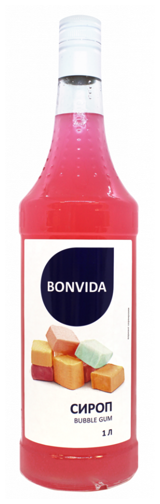 

Сироп BONVIDA со вкусом Бабл Гам, 1 л