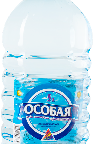 Вода питьевая ЮСИЛ Особая артезианская 1-й категории негазированная