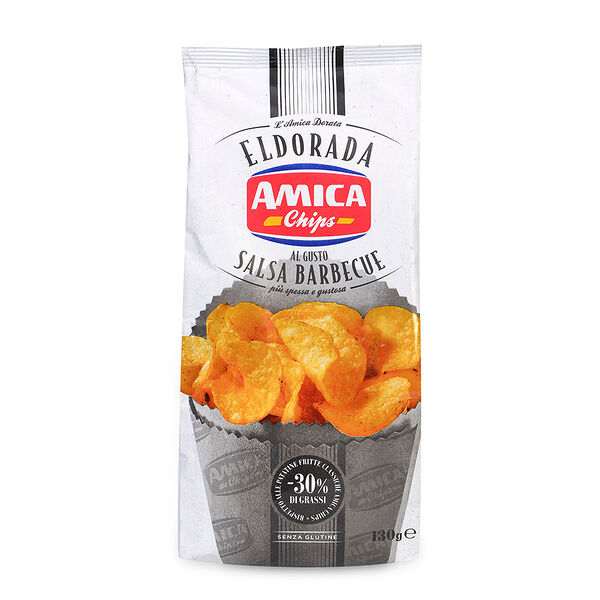 Чипсы картофельные с соусом барбекю обезжиренные, Eldorada Amica Chips