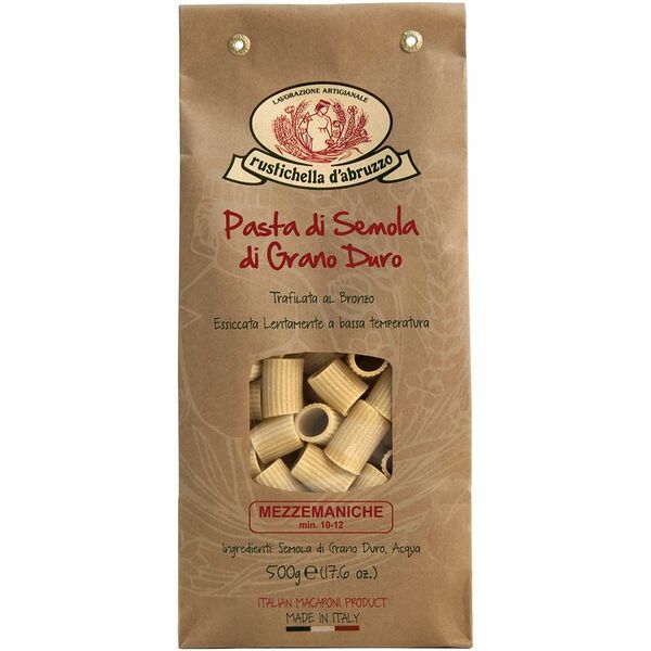 Макароны Rustichella d'Abruzzo Медземанике из твердых сортов пшеницы без содержания яиц, 500г