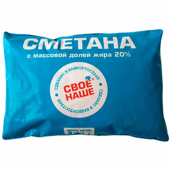 Сметана Свое-Наше 20%
