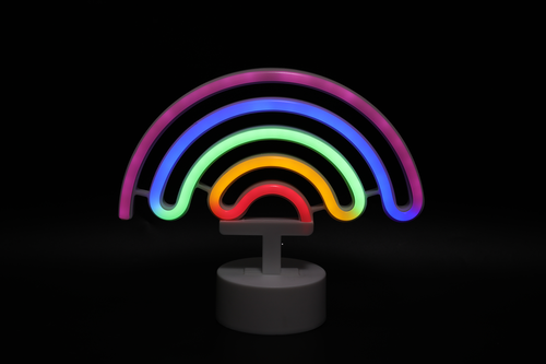 

Светильник светодиодный настольный HOMECLUB Basic Радуга, неоновый