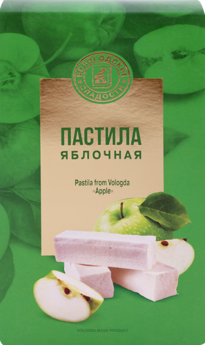 

Пастила КФ ВОЛОГДА Яблочная, 240г