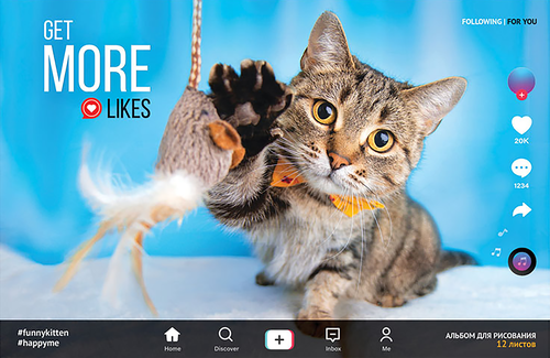 

Альбом для рисования ARTSPACE Питомцы More likes А4, 12 листов, на скрепке, Арт. А12ф_44414