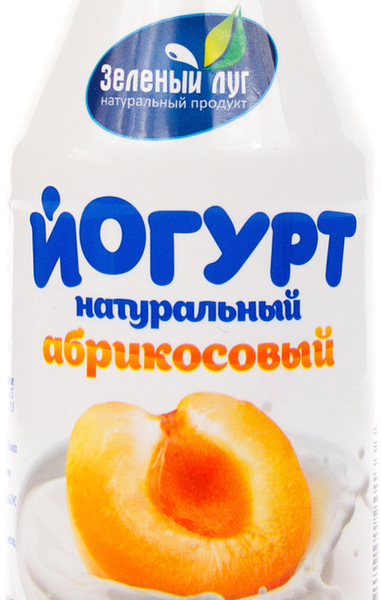 Йогурт питьевой Зеленый луг абрикос 2,5 %