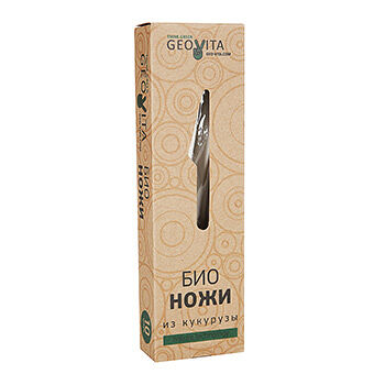 Ножи одноразовые Geovita Био из кукурузного крахмала 10 шт