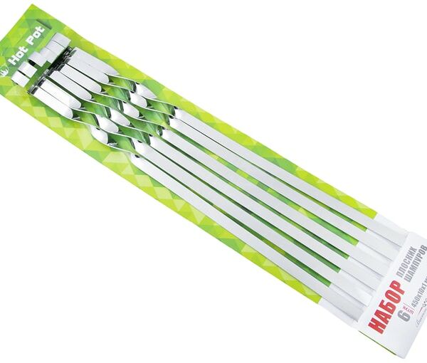 Набор шампуров Hot Pot плоские 6*45см