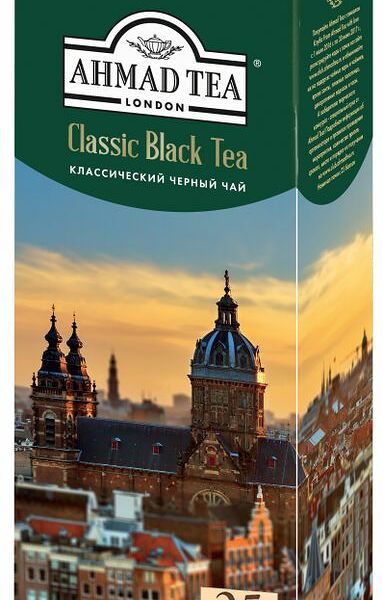 Чай Ahmad Tea Классический черный в пакетиках 25х2г