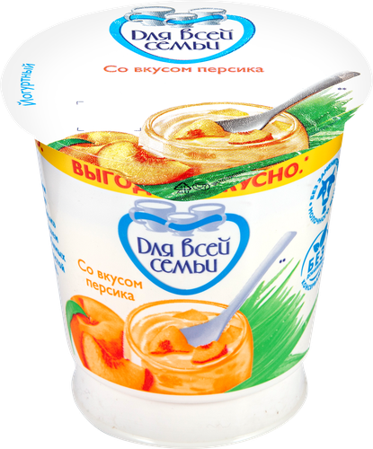 

Йогурт Для всей семьи с персиком 1% 290 г