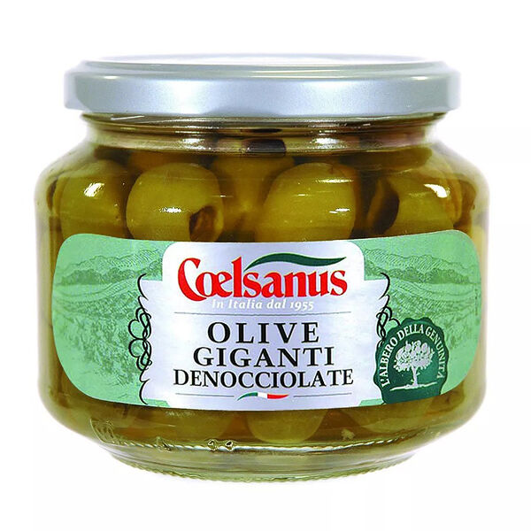 Оливки зеленые гигантские без косточки, Coelsanus