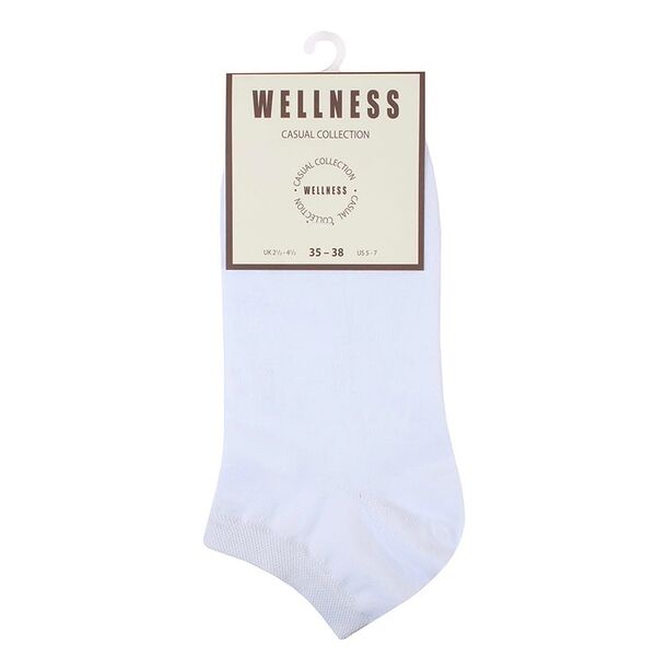 Носки белого цвета, размер 35-38 WELLNESS Россия